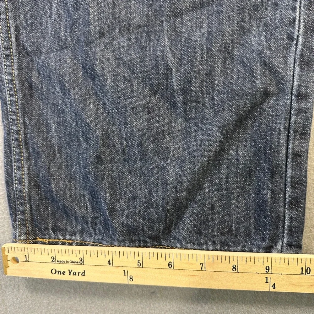 Levis 569 Loose Straight Jeans Mens 40x30 Dark Wash Blue Denim 100% Cotton
